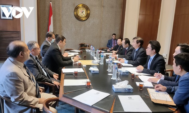 Vietnam y Egipto fortalecen cooperación multifacética