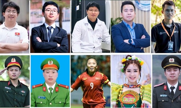 Anuncian 10 jóvenes vietnamitas sobresalientes en 2022