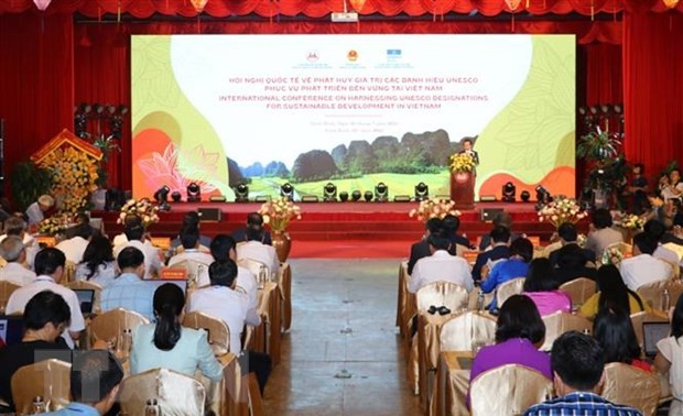 Conferencia sobre el valor de los títulos de la UNESCO para el desarrollo sostenible en Vietnam