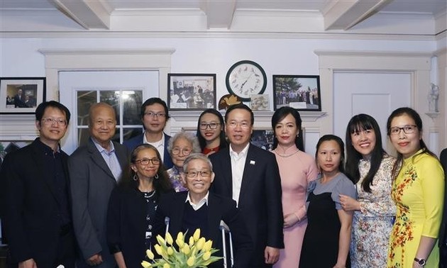 Líder vietnamita sostiene encuentro con representantes de la comunidad vietnamita en Estados Unidos