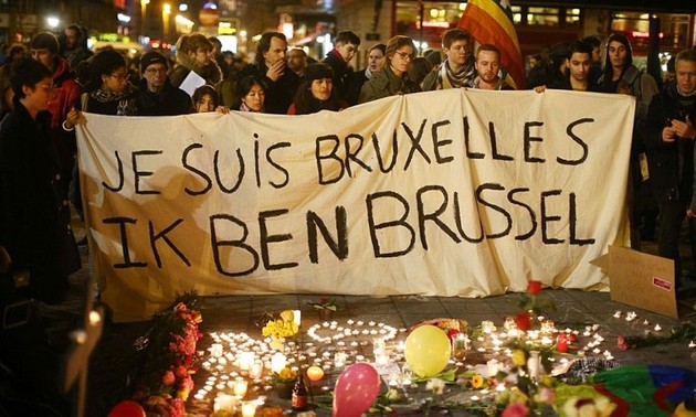 比利时宣布全国哀悼3天缅怀恐怖袭击遇难者