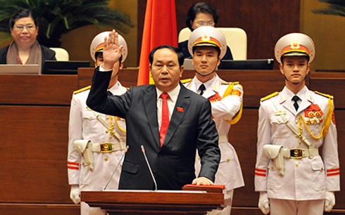 陈大光当选越南国家主席