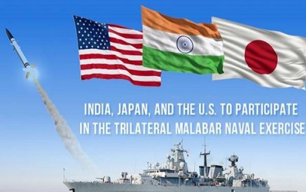日本和印度同意推动与美国的三方国防合作