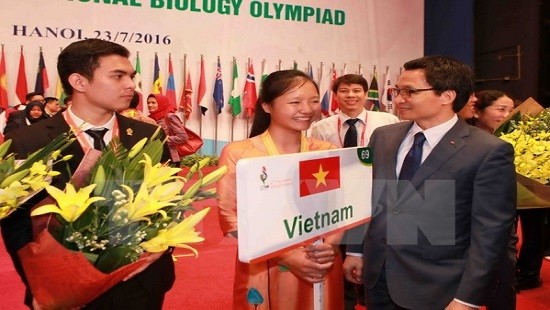 越南4名选手全部夺得国际生物学奥林匹克竞赛奖牌