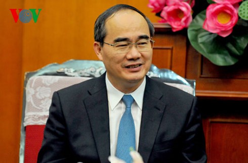 越南祖国阵线中央委员会主席阮善仁对韩国进行友好访问