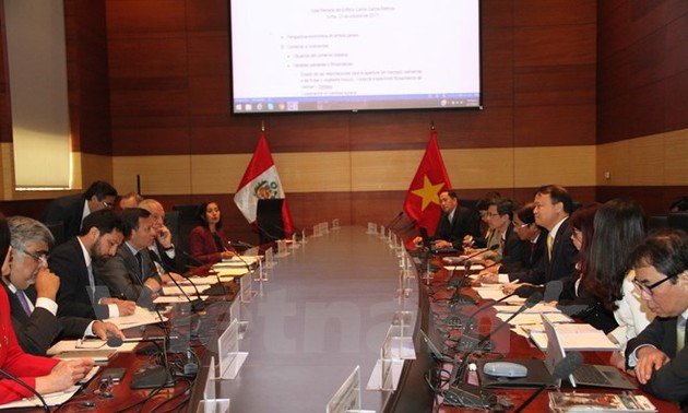 越南-秘鲁政府间合作委员会举行第一次会议在利马举行