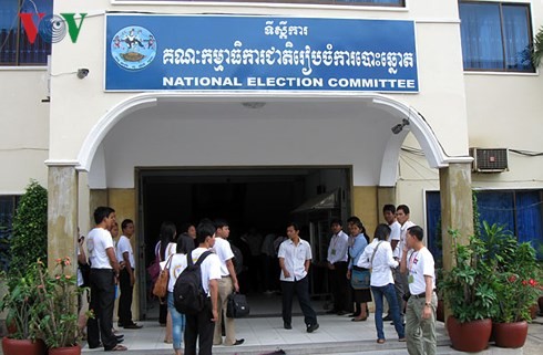 柬埔寨初步计票结果揭晓