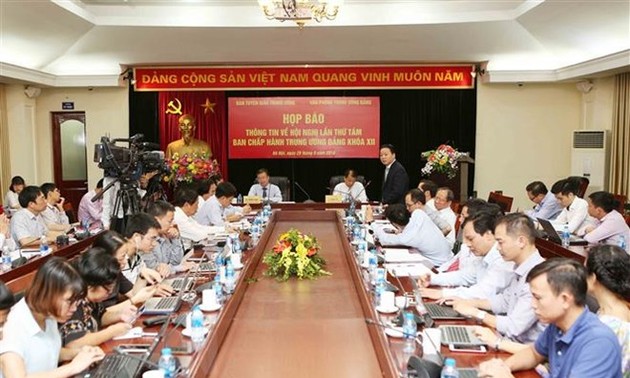 越共12届8中全会将于10月2日至6日举行