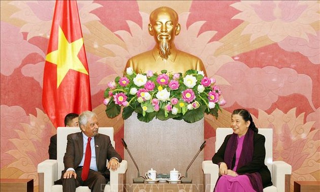 越南国会副主席丛氏放会见联合国机构驻越首席代表团