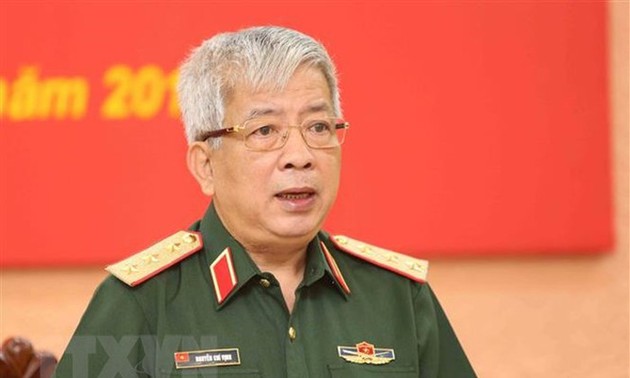 越南国防部领导人会见中国驻越大使熊波