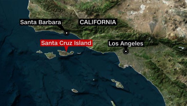 美国加州一艘轮船起火 造成至少34人死亡