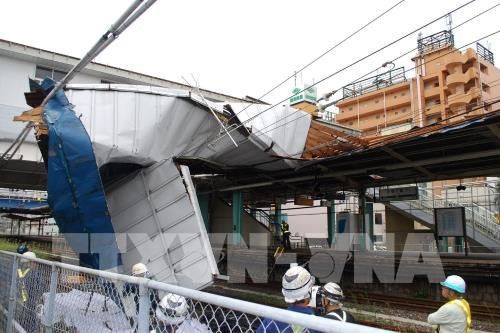 日本：强台风“法茜”已致数十人受伤