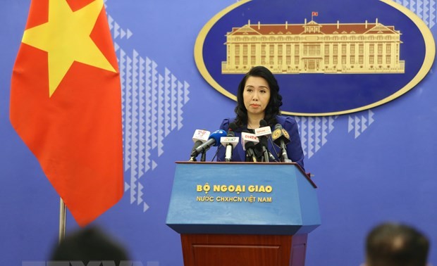 越南外交部发言人就中国海洋地质八号调查船撤出越南专属经济区和大陆架做出表态