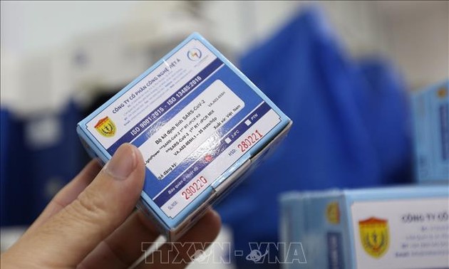 越南扩大出口新冠病毒检测试剂盒