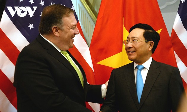 美国国务卿蓬佩奥对越南进行正式访问