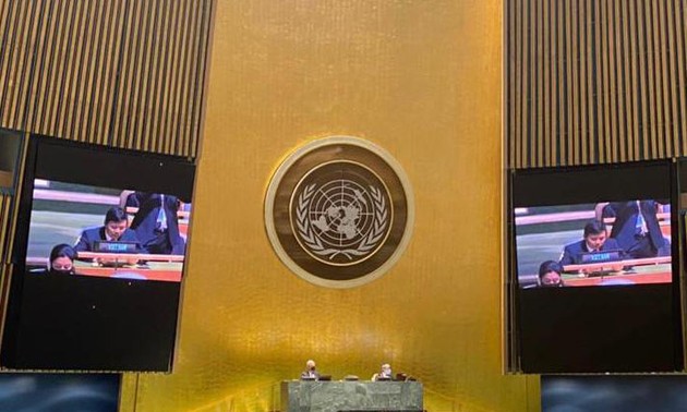 联合国大会通过由越南提出的第一项决议