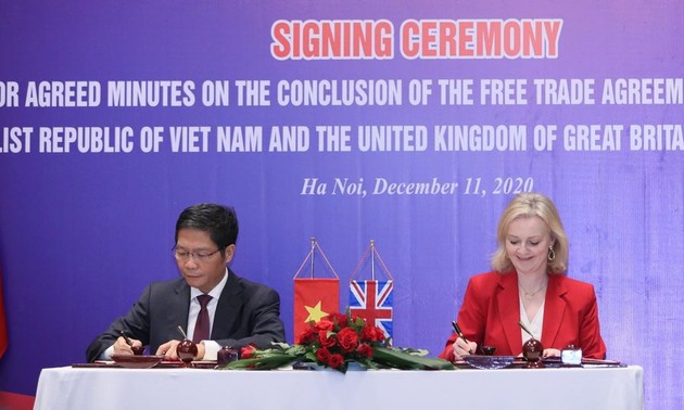 越南和英国签署UKVFTA