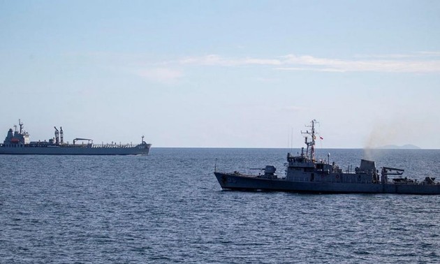 四方安全对话4国与法国在印度洋举行联合军演