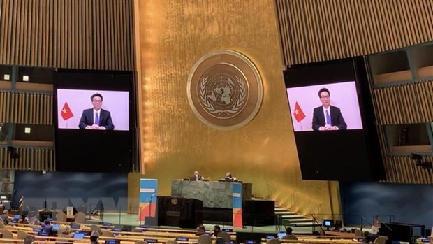 越南在2021年联合国大会艾滋病问题高级别会议上分享经验