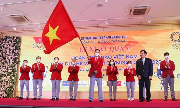 越南奥运代表团出征仪式