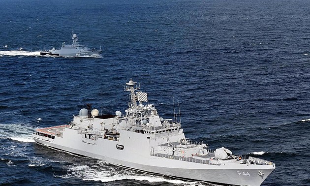 印度派遣4艘军舰驶往东海参加多场双边演习