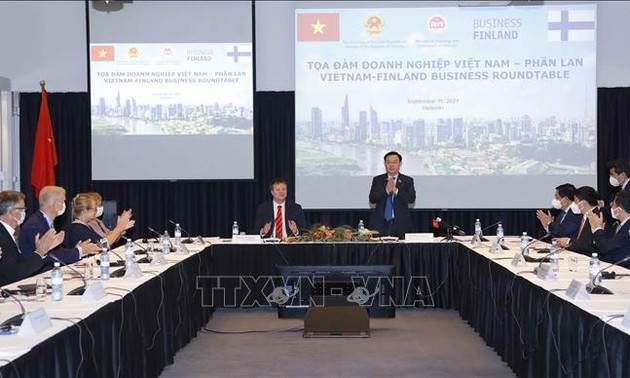 越南与芬兰企业座谈会