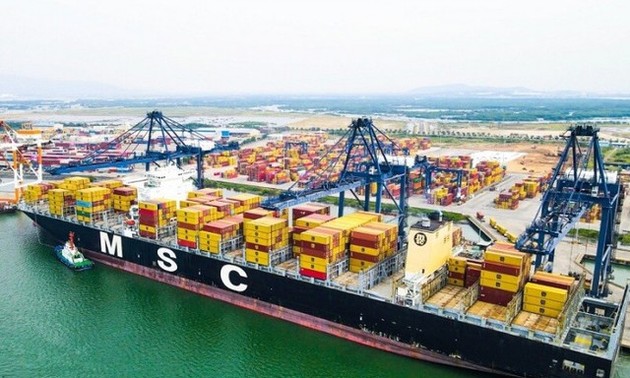越南通过海运出口美国的商品数量为亚洲地区第二