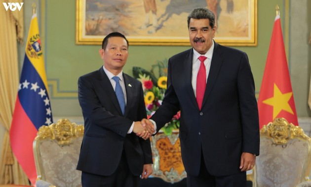 越南驻委内瑞拉大使武中美递交国书