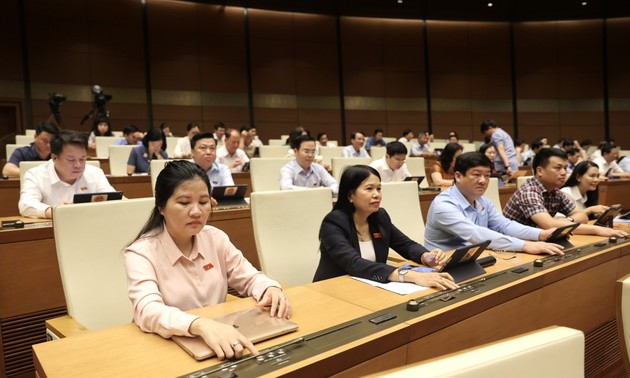越南国会通过对国会或人民议会选举或批准的任职人员进行信任投票的决议修改补充草案