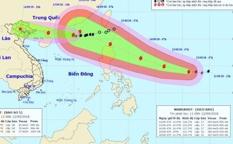 Le Vietnam se prépare à l’arrivée du typhon Mangkhut