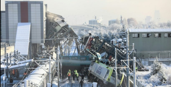 Turquie: 9 morts et 86 blessés dans un accident de train à Ankara 
