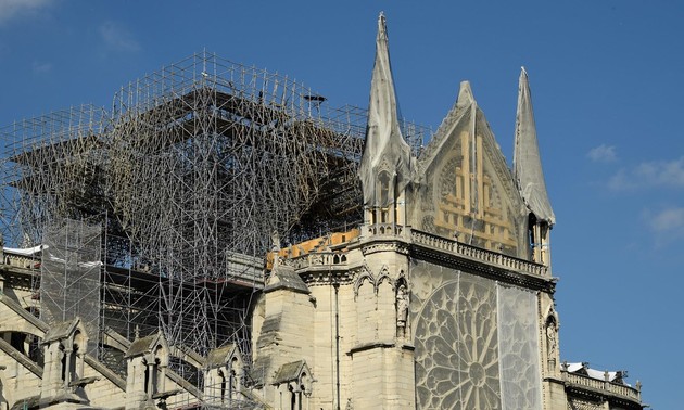 France: reprise du chantier de la cathédrale Notre-Dame de Paris