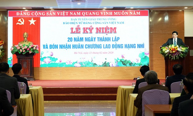 Le journal électronique du Parti communiste vietnamien souffle ses 20 bougies