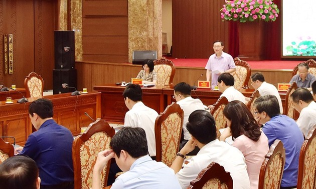 Vuong Dinh Huê : Hanoi se mobilise pour atteindre une croissance de 5% en 2020