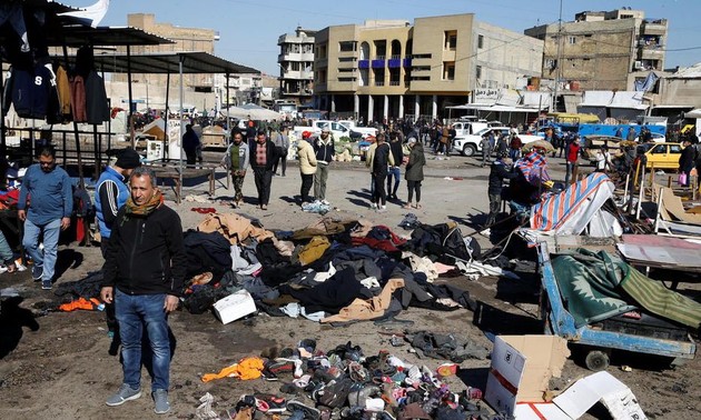 Irak : un double attentat suicide frappe un marché de Bagdad