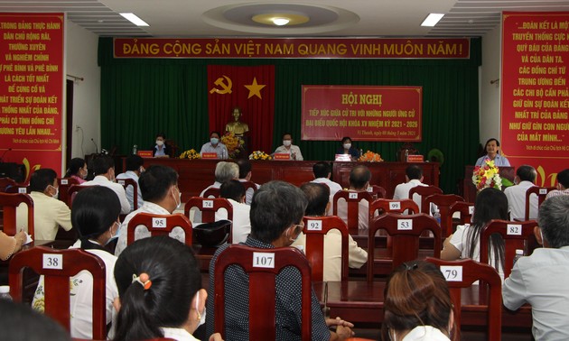 Législatives: Trân Thanh Mân fait campagne dans la province de Hâu Giang