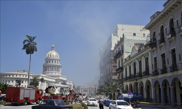 À Cuba, l'explosion d'un hôtel emblématique de La Havane fait plusieurs morts