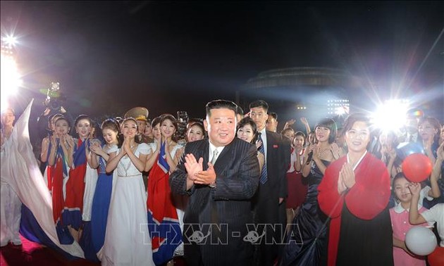 La République populaire démocratique de Corée célèbre en grande pompe son 74e anniversaire