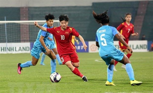 Football féminin: Le Vietnam qualifié pour la deuxième phase éliminatoire