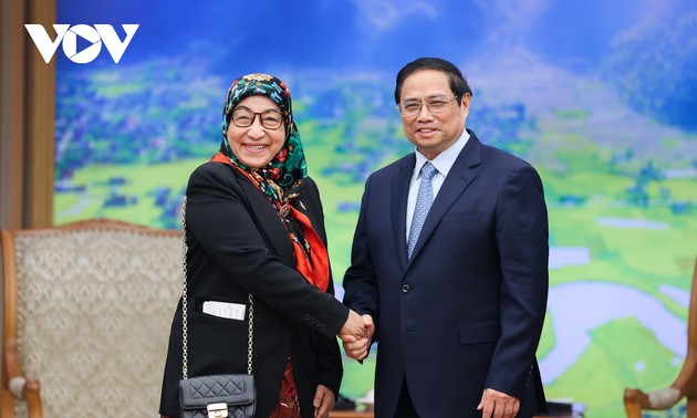 Pham Minh Chinh accueille la nouvelle ambassadrice du Brunei
