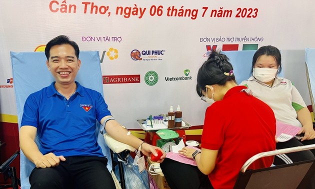 Cân Tho, la ville où le don de sang est le plus répandu au Vietnam