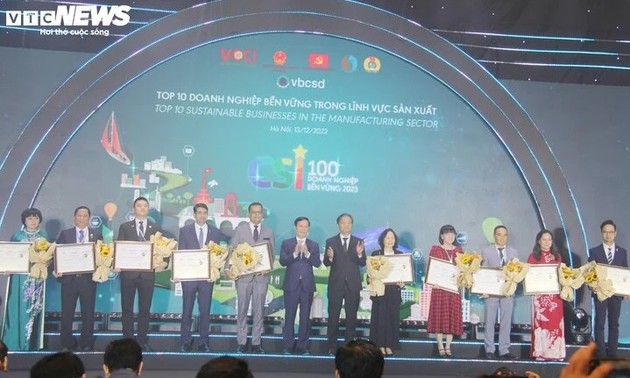 La VCCI récompense les entreprises les plus durables au Vietnam  