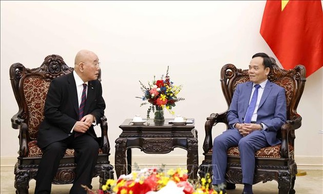 Trân Luu Quang reçoit les présidents de la KOICA et de la Fondation pour la paix