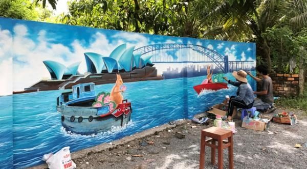 Australia-Vietnam Mural Village inaugurated