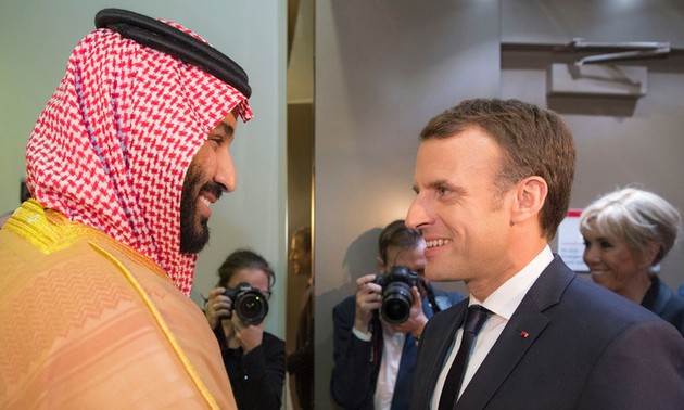 Emmanuel Macron à Riyad pour «travailler à la paix»