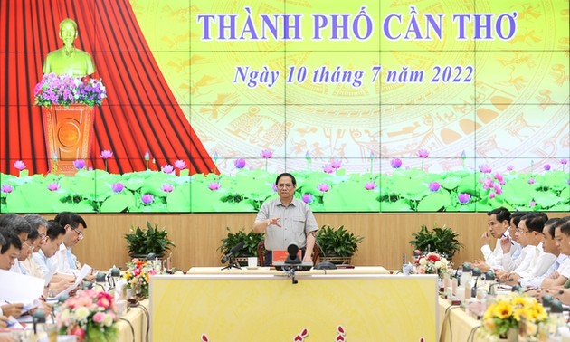 Pham Minh Chinh: Cân Tho doit être une locomotive du delta du Mékong
