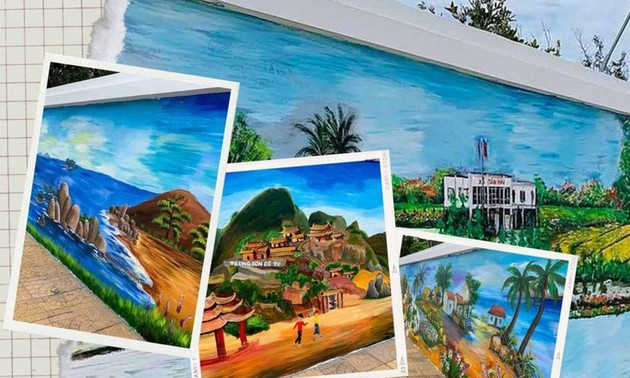 La plus longue fresque murale du Vietnam