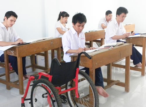 Activities to support the handicapped and AO victims