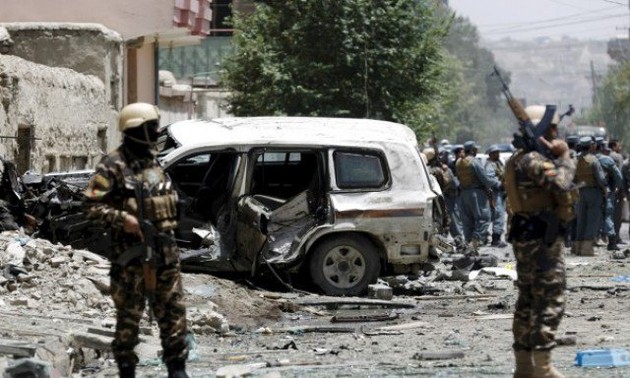 NATO accused of air strike killing 11 Afghan police officers