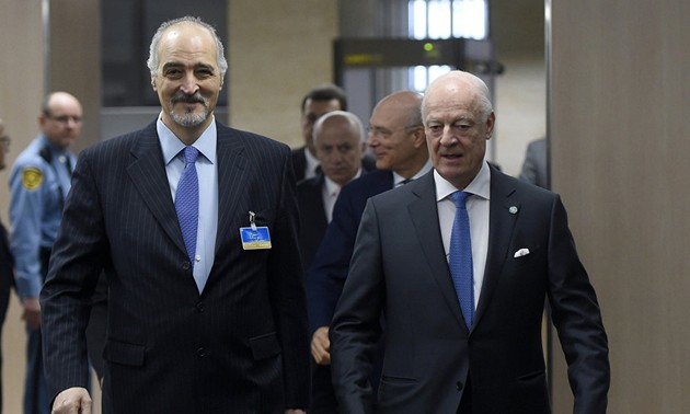 Syrian government delegation leaves Geneva